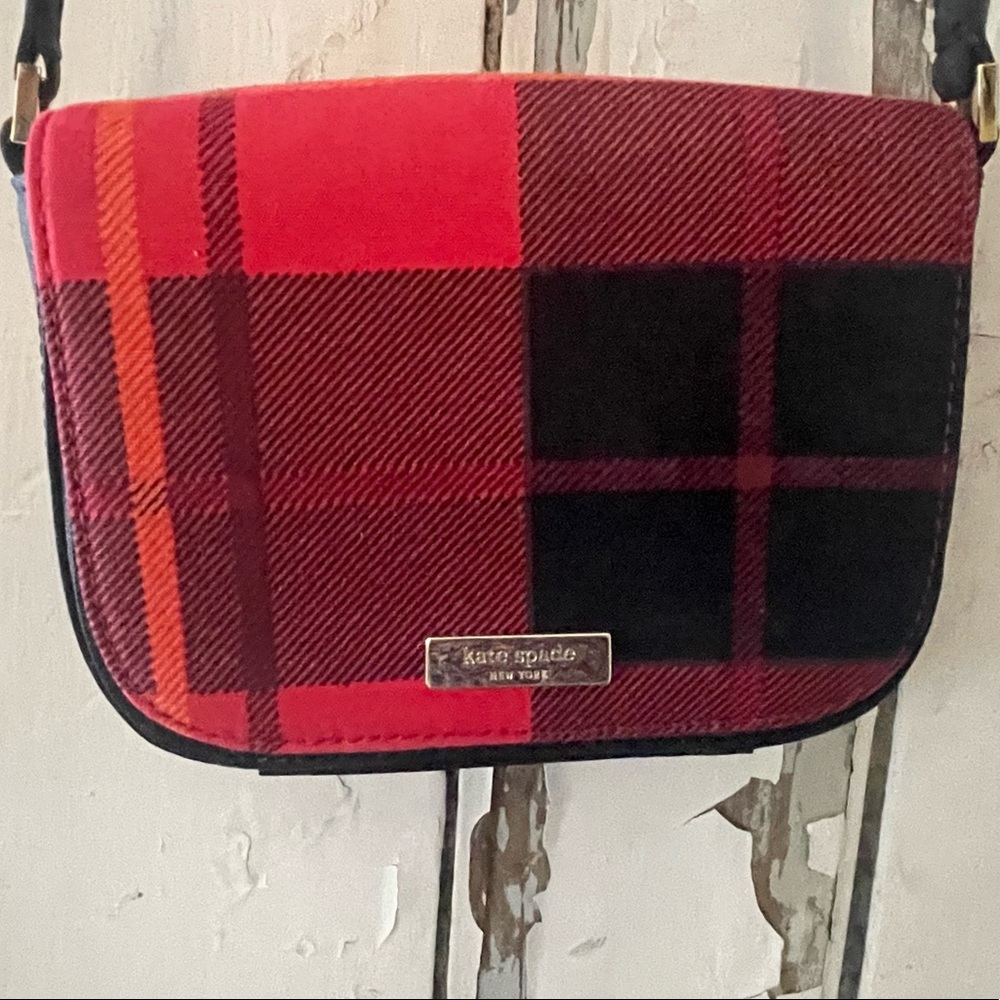 Authentic Kate Spade Plaid Purse